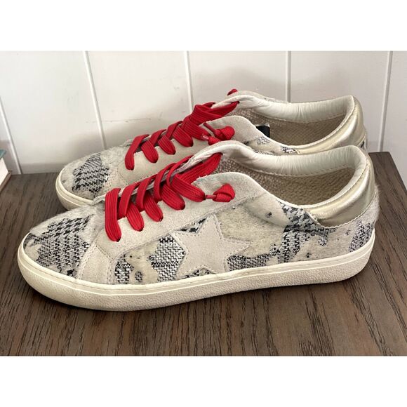 Steve Madden Star Court Philosophy Sneaker Women's Size 7.5 M Textile Cowhide - Picture 6 of 16